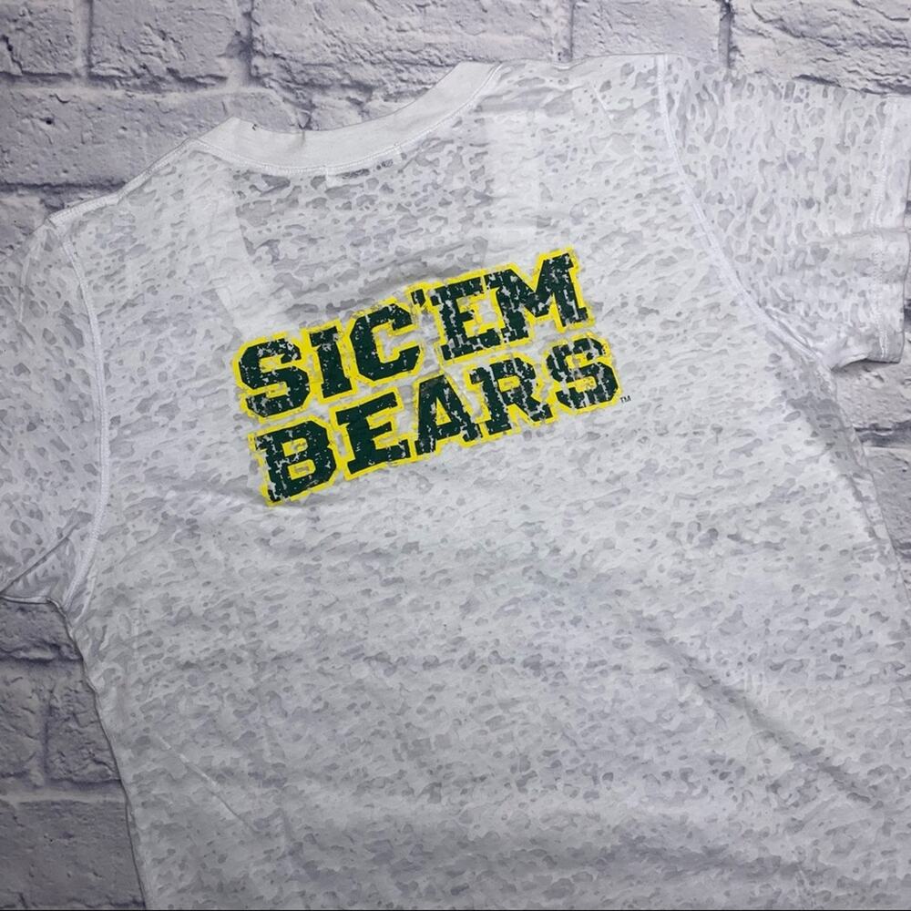 NEW NUYU Baylor Bears Deep V-Neck Burnout Tee - Picture 7 of 8